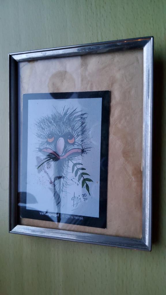 Oud klein retro zilver kleur fotolijst bewerkt randje., Ophalen of Verzenden