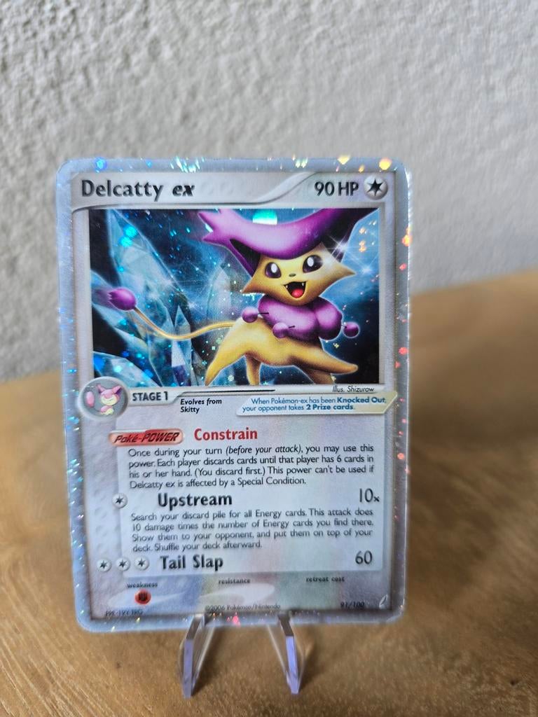Delcatty EX - Crystal Guardians #91, Verzenden, Gebruikt, Losse kaart, Foil