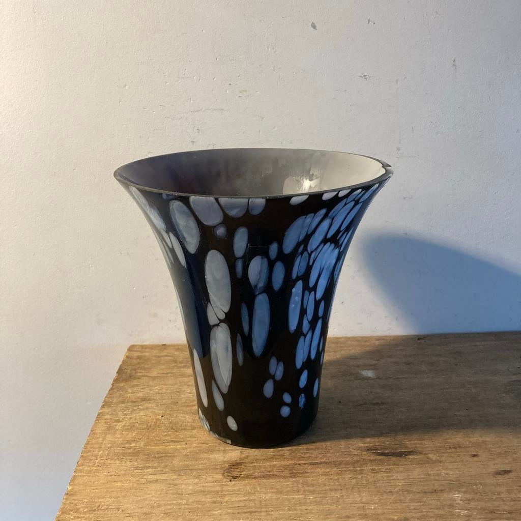 Handgeblazen Murano Glazen Vaas - Venetië, Ophalen of Verzenden