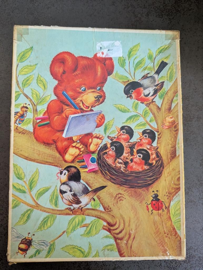 Vintage houten puzzel, Ophalen of Verzenden