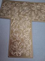 6 Velletjes Gouden Rozen Stickers - Decoratie & Hobby, Ophalen of Verzenden, Nieuw, Meerdere stickers