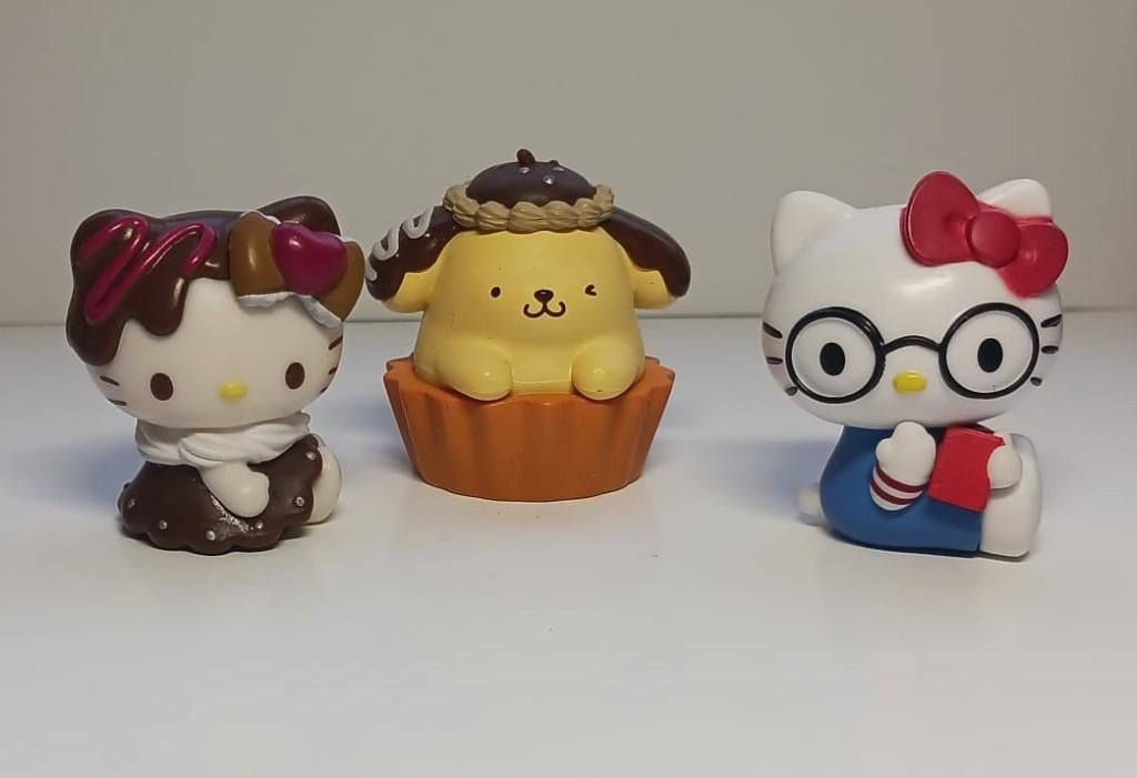 Sanrio Characters Chocolate Dolls + Hello Kitty Gacha Bandai, Ophalen of Verzenden, Zo goed als nieuw, Tv, Actiefiguur of Pop