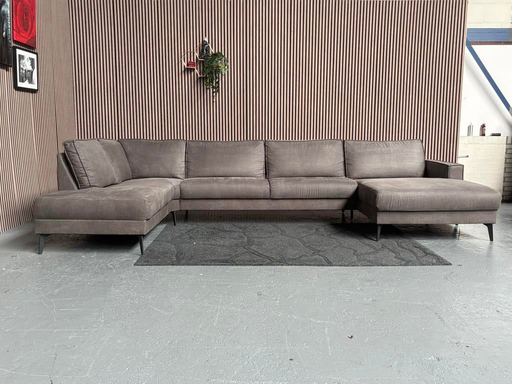 GRATIS LEVERING Haco Belfast U-Bank 380x210x165 GEREINIGD, Huis en Inrichting, Banken | Bankstellen, Hoekbank, 300 cm of meer