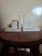 Boekensteunen art deco wit marmer, Ophalen