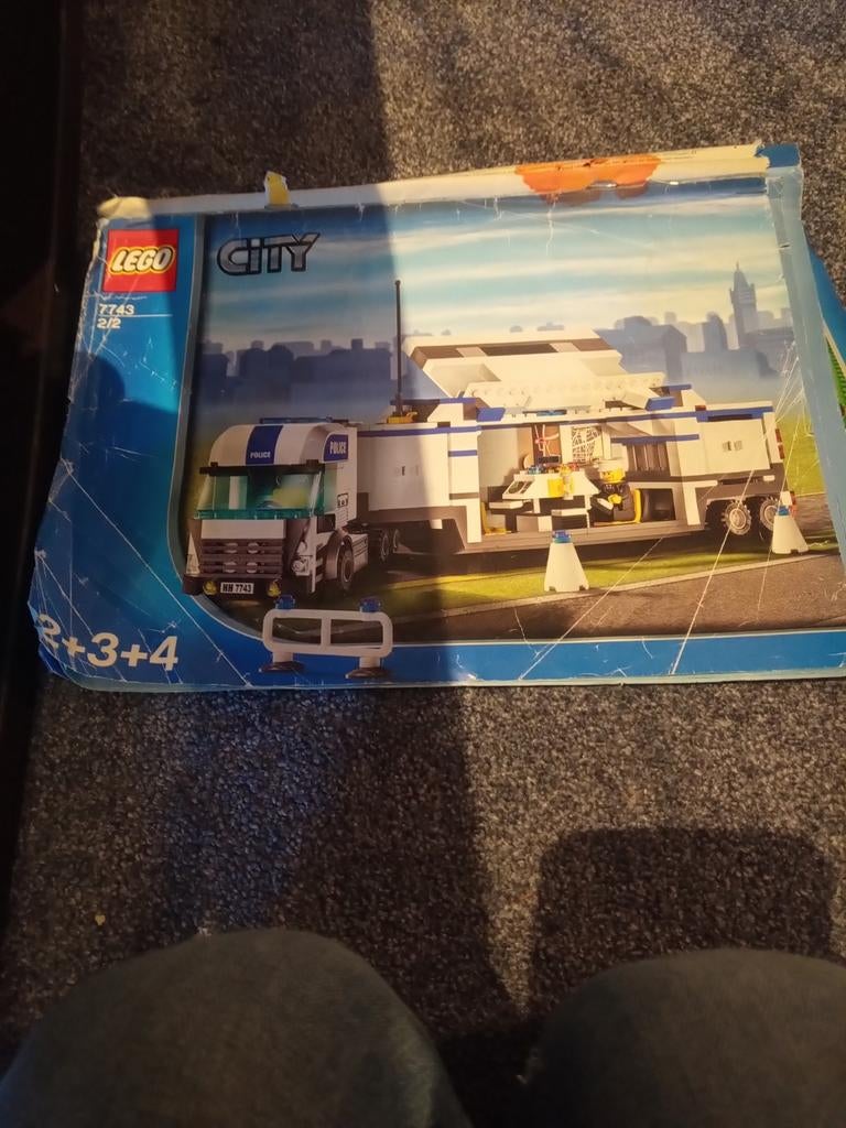Lego City Mobiele Politie Eenheid 7743, Verzenden, Lego, Inclusief minifiguren, Complete set