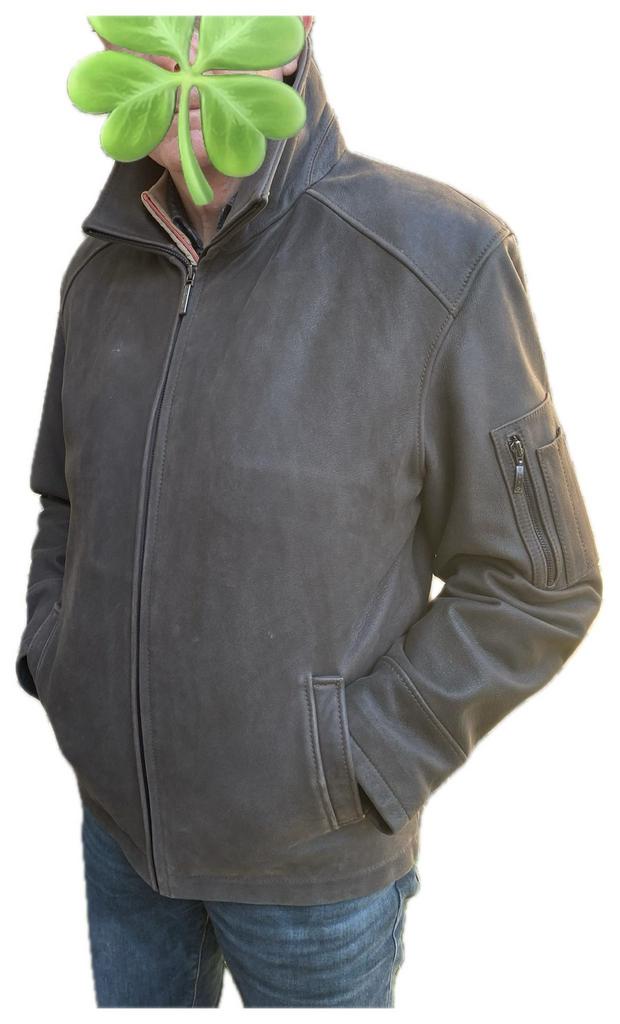 Heel mooie leren jas maat 48 merk Donar, Kleding | Heren, Jassen | Winter, Ophalen of Verzenden, Zo goed als nieuw, Maat 48/50 (M)