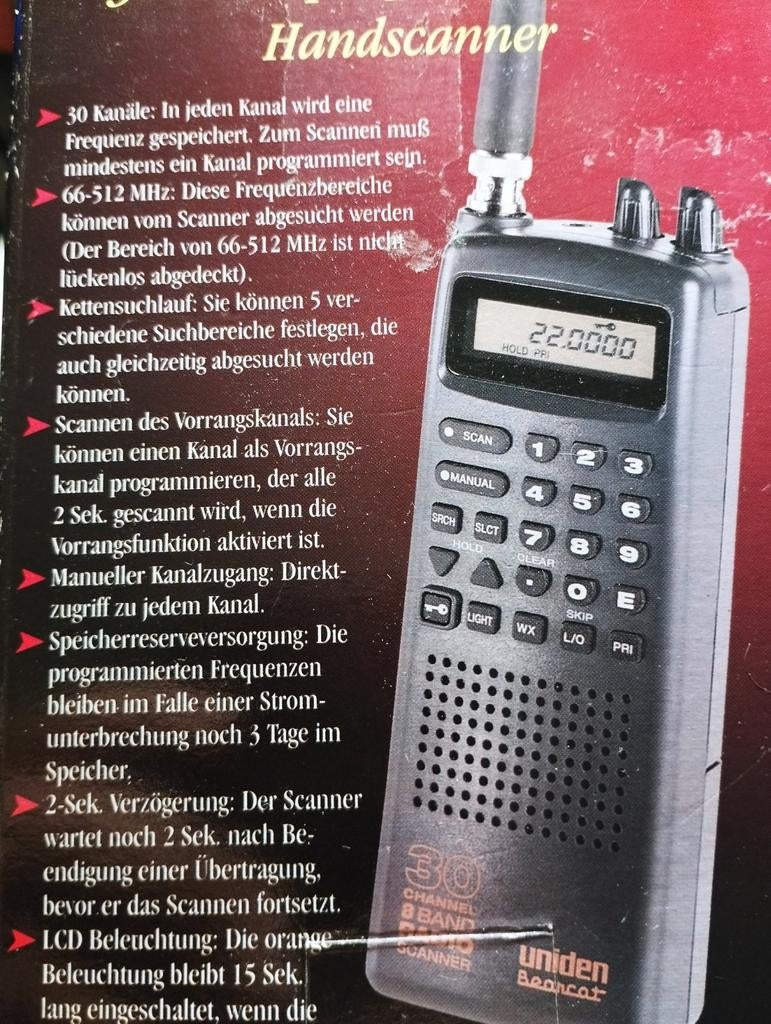 Uniden Bearcat UBC60XLT-1, Ophalen of Verzenden