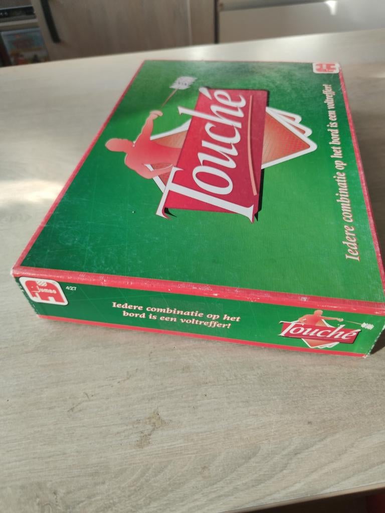 Touche bordspel - Klassiek familiekaartspel, Hobby en Vrije tijd, Gezelschapsspellen | Bordspellen, Ophalen of Verzenden, Drie of vier spelers