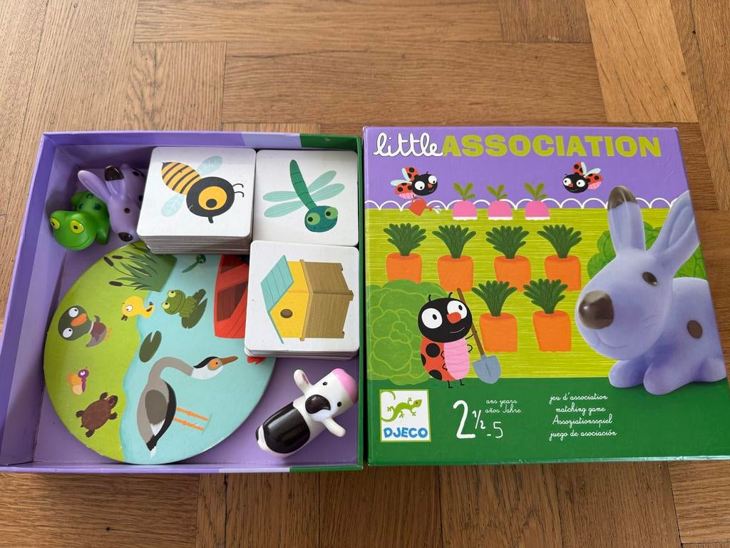 Djeco Little Association spel - Leerzaam en Leuk!, Kinderen en Baby's, Speelgoed | Educatief en Creatief, Ophalen of Verzenden