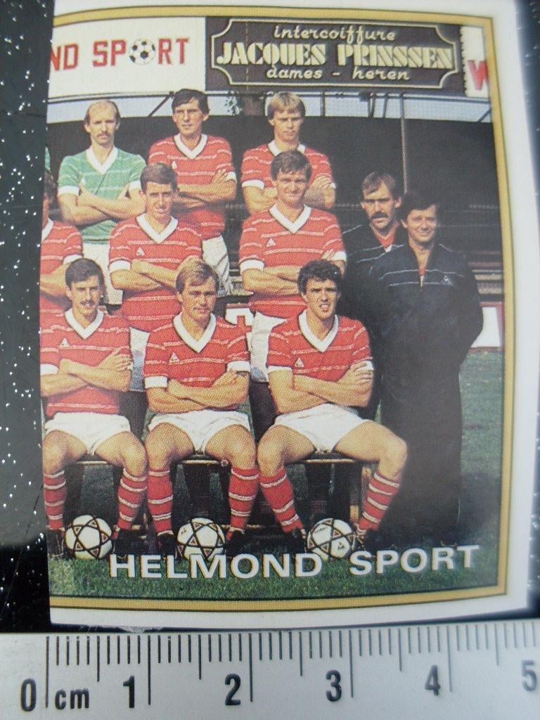panini sticker voetbal 83 helmond sport elftal foto nr 152, Verzamelen, Verzenden, Zo goed als nieuw, Overige binnenlandse clubs