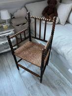 Bobbin Vintage Spijlenstoel met Rietzitting, Ophalen