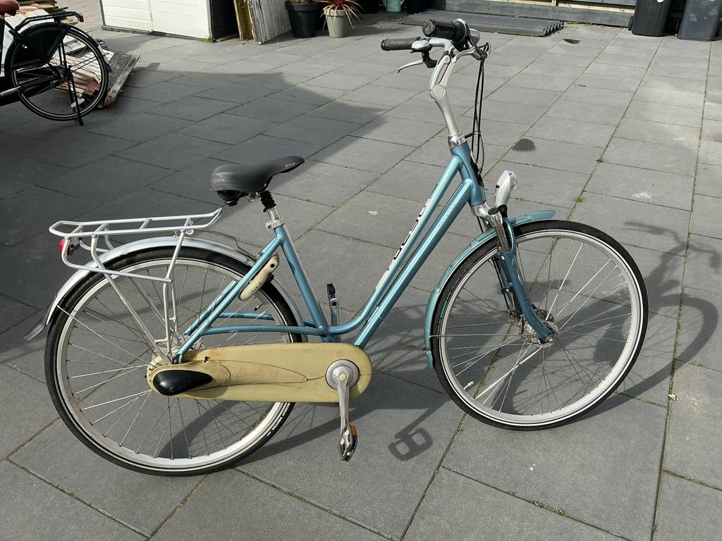 28 inch fietsen, Fietsen en Brommers, Elektrische fietsen, 51 tot 55 cm, Ophalen of Verzenden, Gebruikt, Batavus