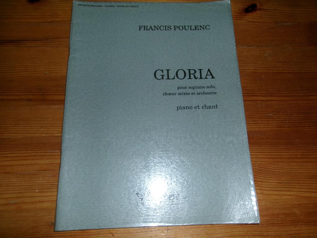 Francis poulenc - gloria 11x, Koor, Klassiek, Ophalen of Verzenden, Zo goed als nieuw