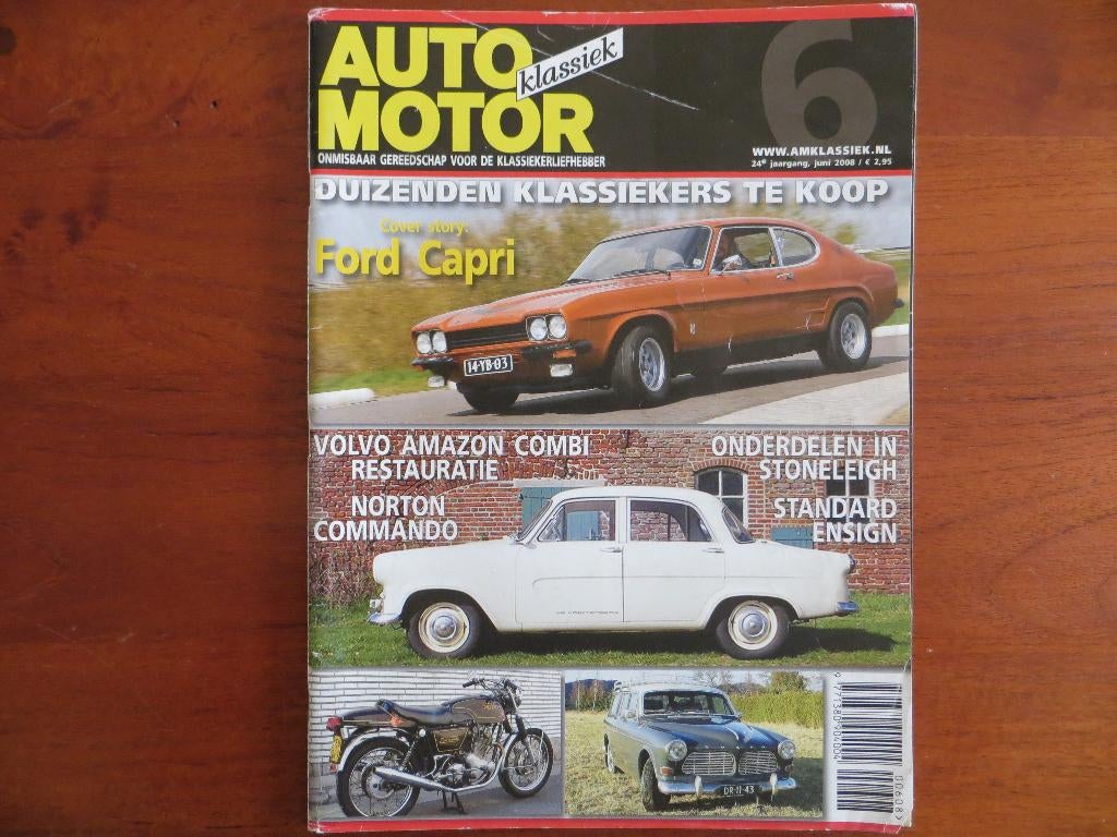 Auto Motor Klassiek 6 2008 Ford Capri, Standard Ensign Ford, Ophalen of Verzenden, Zo goed als nieuw, Ford