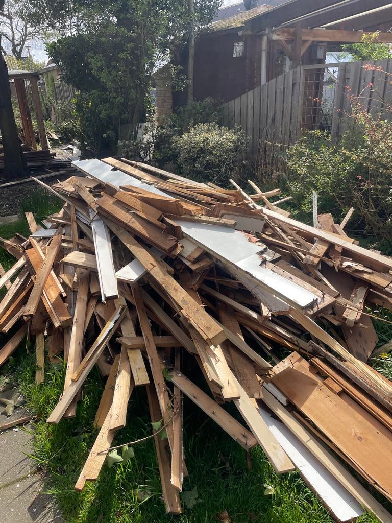 Haardhout allesbrander - Diverse houtsoorten, Tuin en Terras, Haardhout, 6 m³ of meer, Ophalen, Overige houtsoorten, Blokken