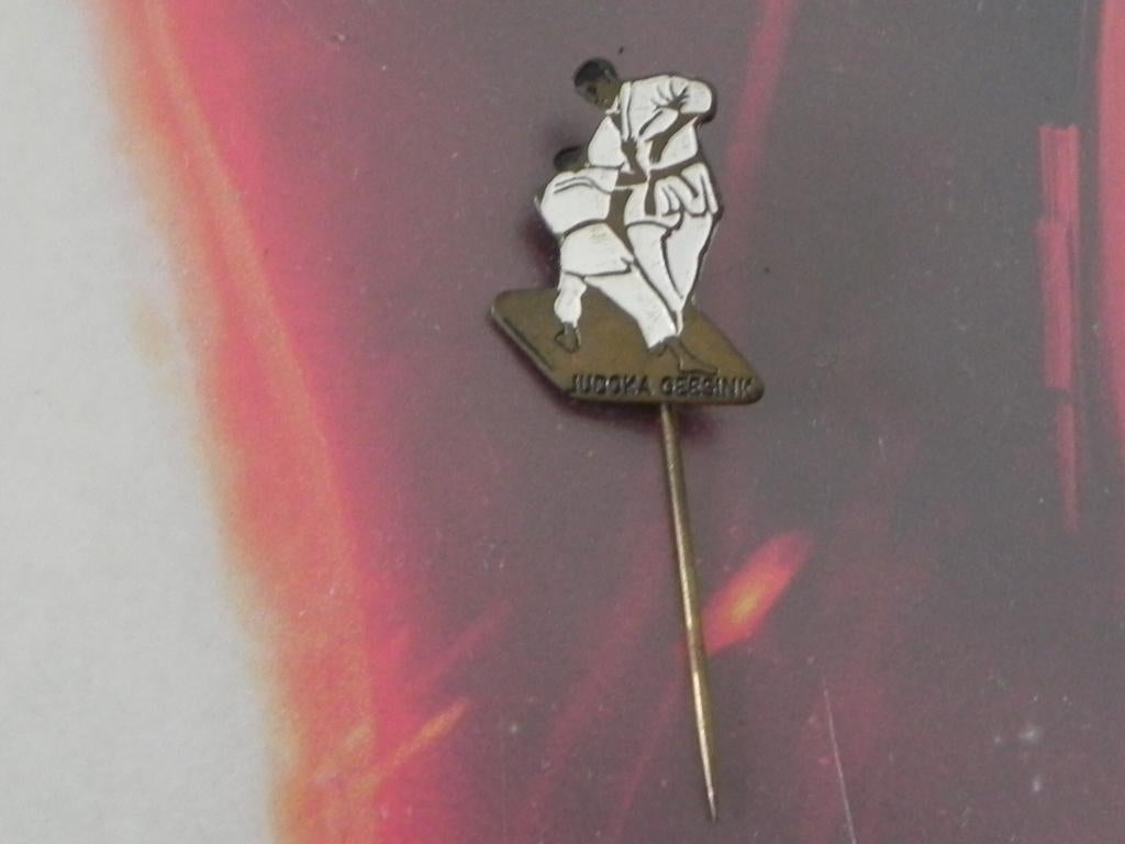 Anton Geesink speldje., Verzamelen, Ophalen of Verzenden, Gebruikt, Sport, Speldje of Pin