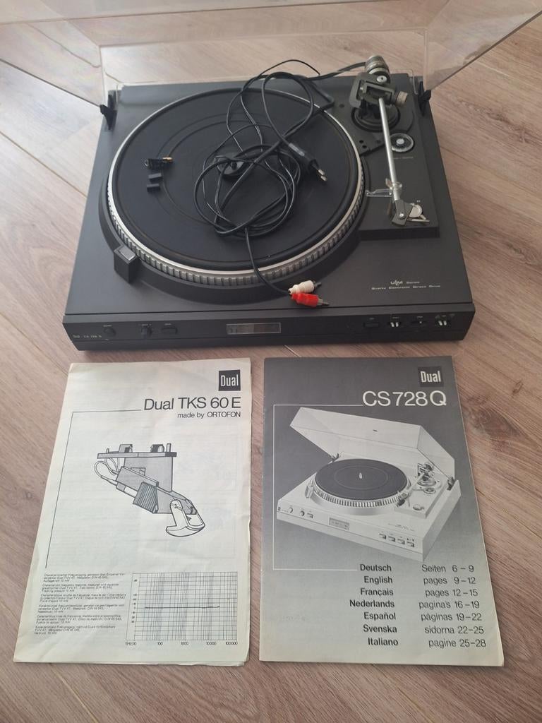Dual CS728Q platenspeler, Ophalen of Verzenden, Gebruikt, Platenspeler, Dual