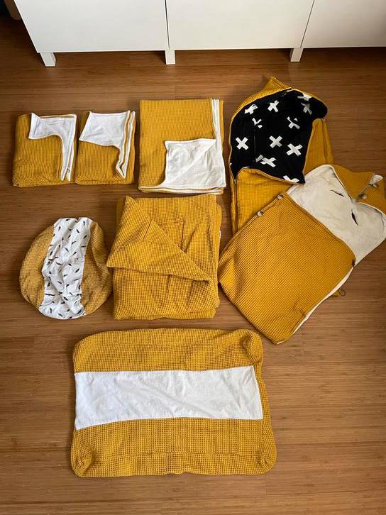 Complete set dekentjes, hoezen en trappelzakken baby, Ophalen of Verzenden, Gebruikt, 70 tot 85 cm, Overige typen
