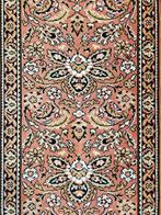Vintage Perzisch wol vloerkleed floral mini pink 70x90cm, Persian Perzisch vintage oosters hype, 50 tot 100 cm, HYPE POP-UP, Vierkant