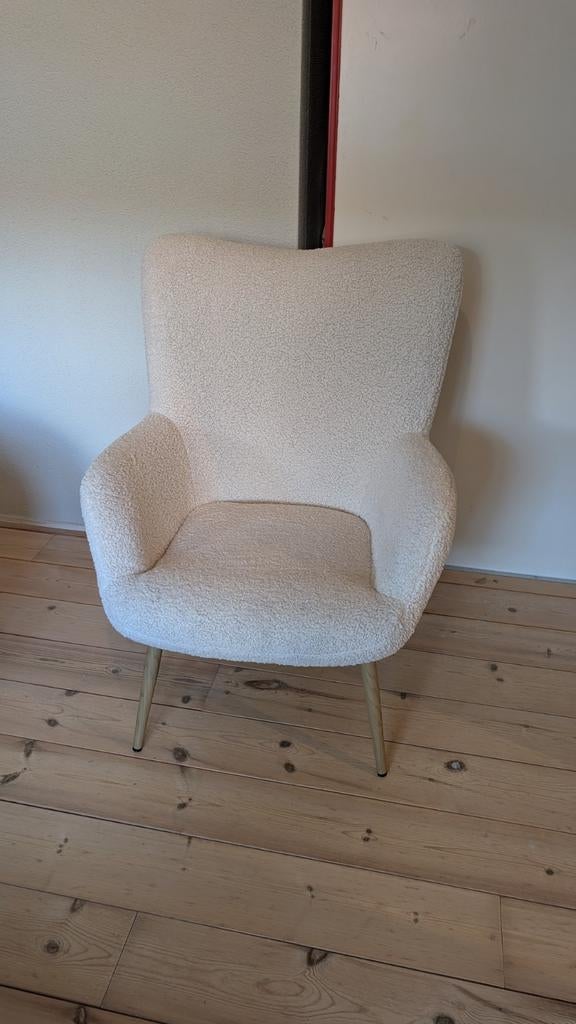 Crème teddy stoel voor babykamer - Voeden/voorlezen, Ophalen, Gebruikt, Eén