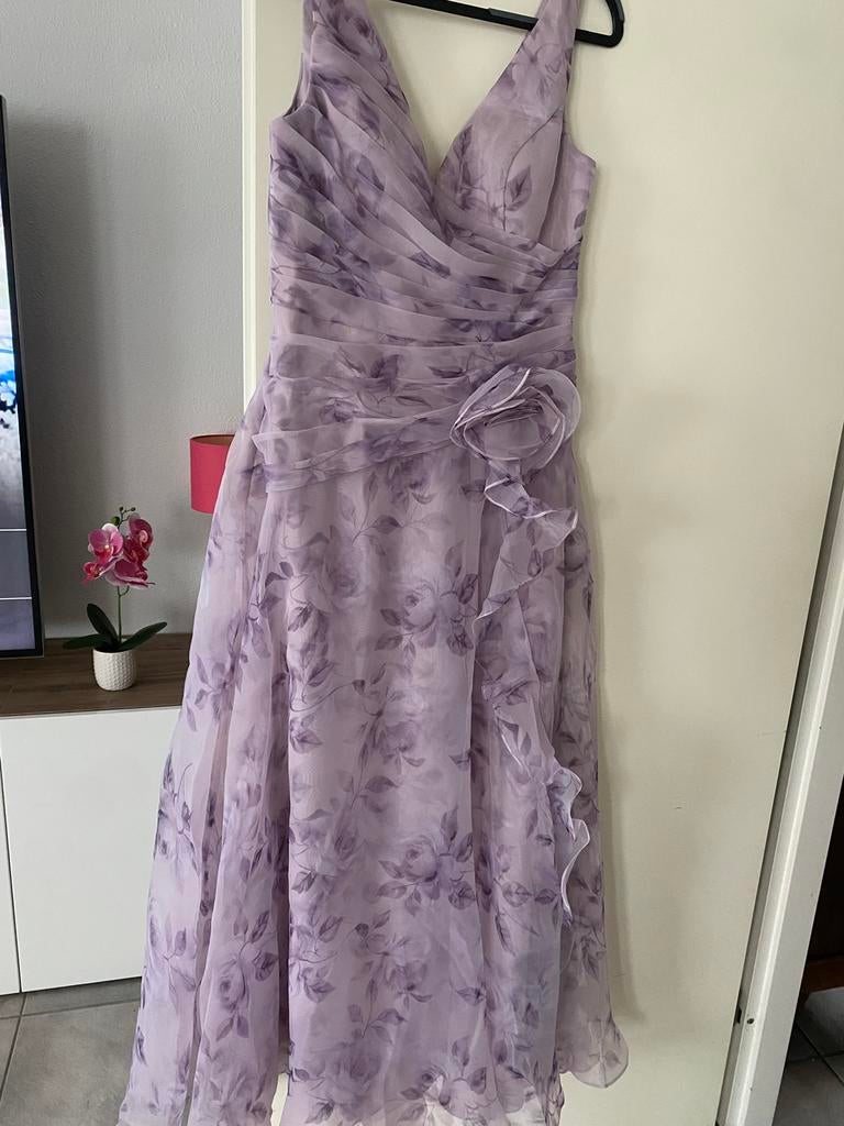 Mooie moeder van de bruid jurk - Fehaute nieuw, Galajurk, Paars, Maat 46/48 (XL) of groter, Nieuw