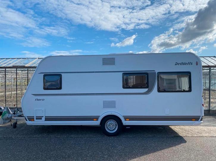 Dethleffs Aero 470FR, Caravans en Kamperen, Caravans, Particulier, tot en met 4, 1250 - 1500 kg, Rondzit, Dethleffs, Frans bed