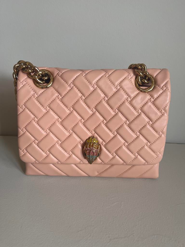 Kurt Geiger Schoudertas The Kensington, Ophalen of Verzenden, Gebruikt, Roze, Overige merken