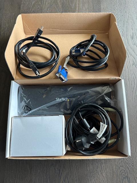 StarTech USB 3.0 docking station, Ophalen of Verzenden, StarTech.com, Docking station, Gebruikt