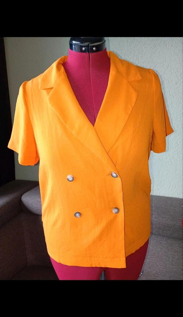 Nieuw blazer met korte mouw my jewellery maat S, My Jewellery, Nieuw, Oranje, Ophalen of Verzenden