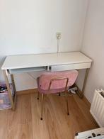 Make-up tafel met stoel, Huis en Inrichting, Tafels | Eettafels, Ophalen, Gebruikt, 50 tot 100 cm, 100 tot 150 cm