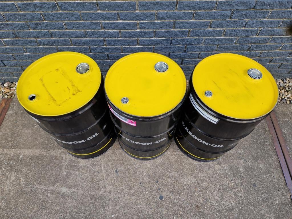 Stookton afmetingen 40x60cm Oliedrum Vuurton, Ophalen, Gebruikt