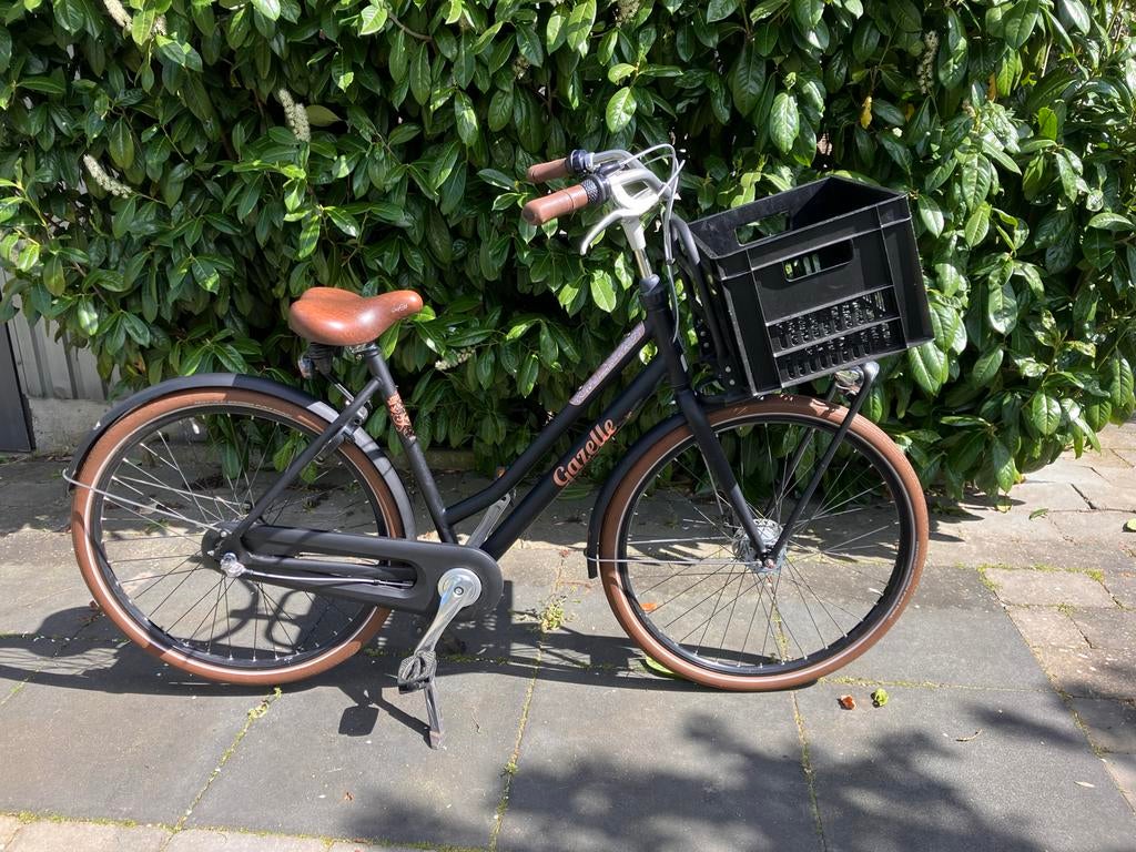 Damesfiets Gazelle Miss Grace mat zwart D54, Fietsen en Brommers, Fietsen | Dames | Damesfietsen, Ophalen, 53 tot 56 cm, Versnellingen