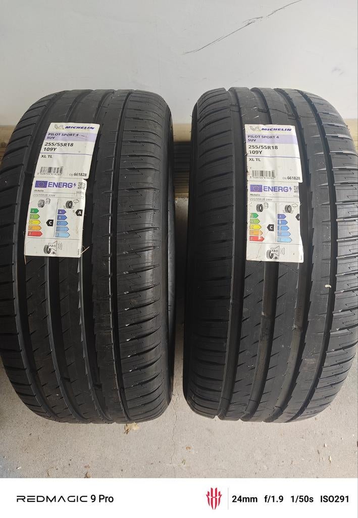 255.55.18 Michelin Pilot Sport 4 SUV  zomer 140 eur voor 2, Auto-onderdelen, Banden en Velgen, Ophalen of Verzenden, Nieuw, Zomerbanden