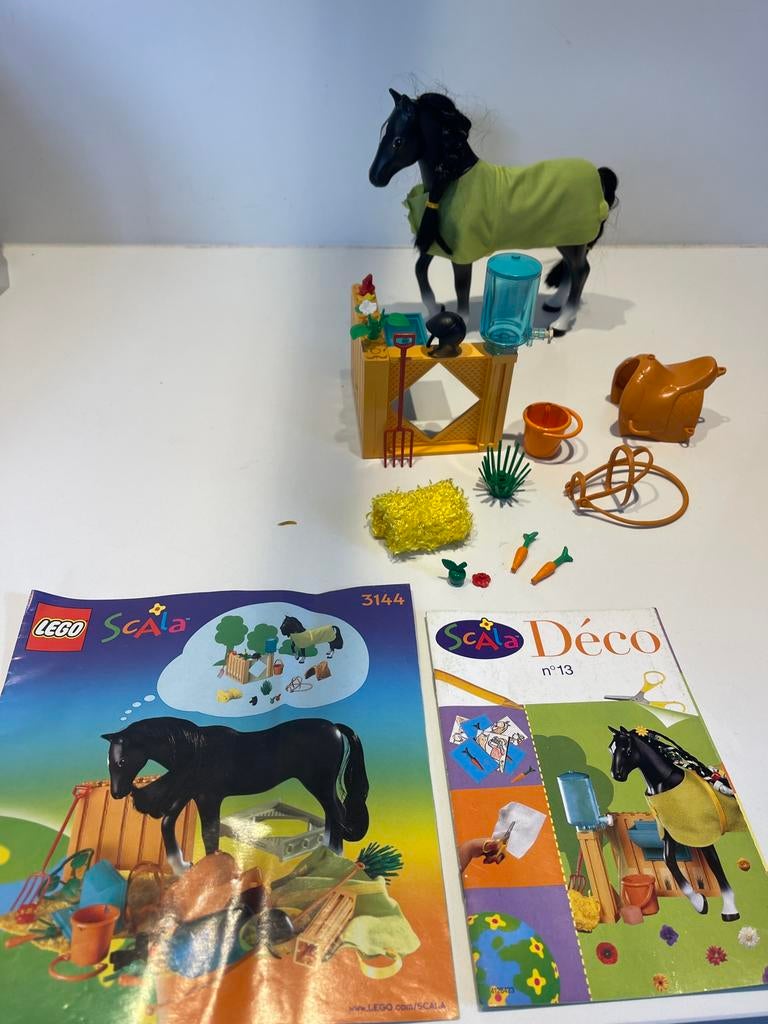 Lego Scala 3144 paardenset, Kinderen en Baby's, Speelgoed | Duplo en Lego, Ophalen of Verzenden, Zo goed als nieuw, Complete set