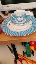 Prachtige lief  bord kop en schotel en+ mok blond Amsterdam, Blond Amsterdam, Nieuw, Ophalen of Verzenden, Kop(pen) en/of Schotel(s)