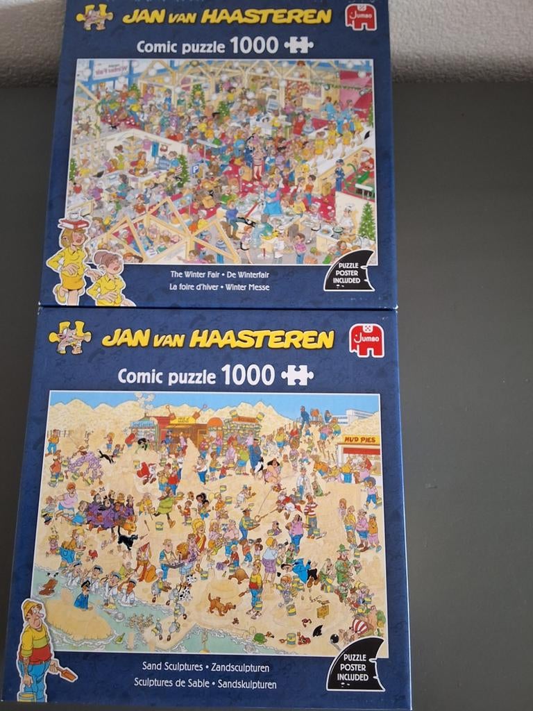 Jan van Haasteren puzzel 1000 stukjes - 1x gemaakt, Ophalen of Verzenden, Meer dan 50 stukjes, Zo goed als nieuw, 6 jaar of ouder
