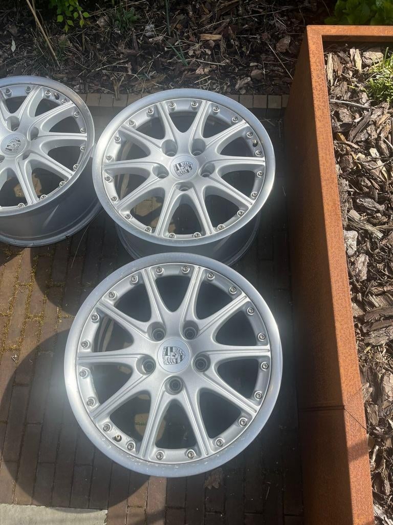 Velgenset origineel Porsche OEM – BBS SportDesign GT3 2delig, Auto-onderdelen, Banden en Velgen, Ophalen, 18 inch, Gebruikt, Velg(en)