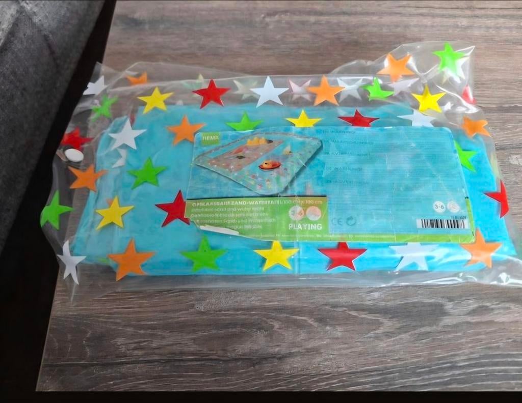 Nieuw opblaasbaar zand en water tafel, Ophalen of Verzenden, Nieuw