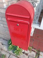 Oude rode ijzeren brievenbus geen sleutel bij, Ophalen, Gebruikt, IJzer, Staande brievenbus