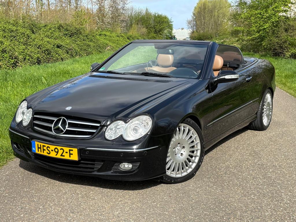 Mercedes-Benz CLK-klasse Cabrio 350 Avantgarde Aut/Navi/Lede, Auto's, Mercedes-Benz, Automaat, Achterwielaandrijving, Gebruikt