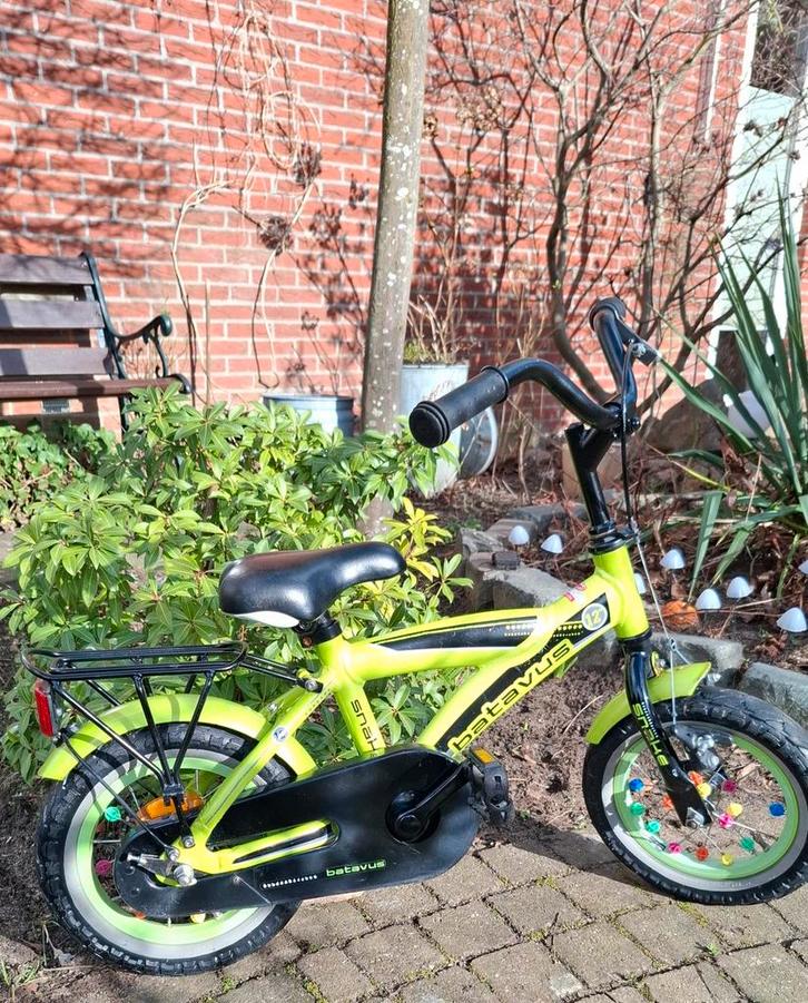 Kinderfiets Batavus Snake 12 inch - Goede staat, Fietsen en Brommers, Fietsen | Jongens, Gebruikt, 20 inch, Handrem, Ophalen