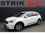 Kia Niro 1.6 GDi Hybrid DynamicLine - NAVIGATIE - CAMERA - L, Gebruikt, Leder en Stof, Wit, 1390 kg