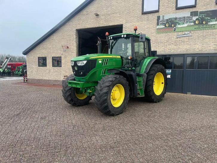 John Deere 6155M (bj 2017), Zakelijke goederen, Agrarisch | Tractoren, 7500 tot 10000, John Deere, 120 tot 160 Pk, Gebruikt