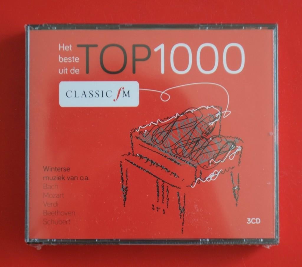 3cd-box Classic FM Het beste uit de top 1000 [nieuw] 2015, Ophalen of Verzenden, Classicisme, Zo goed als nieuw, Overige typen