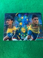 Panini Adrenalyn XL 2014 World Cup Neymar Jr. & Hulk Rare 3D, Ophalen of Verzenden, Zo goed als nieuw, Plaatje
