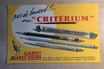 069)ORIGINELE RECLAME GILBERT BLANZY-POURE CRITÉRIUM POTLOOD, Ophalen of Verzenden, Zo goed als nieuw, Overige typen