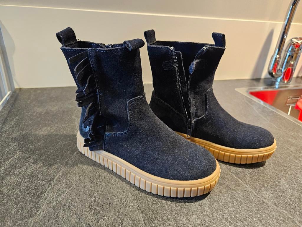 Nieuwe Giga suède laarsjes donkerblauw maat 29, Kinderen en Baby's, Kinderkleding | Schoenen en Sokken, Meisje, Nieuw, Ophalen of Verzenden