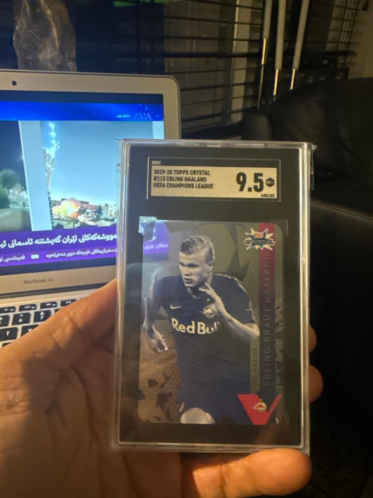 Erling Haaland 2019-20 Topps Crystal UEFA Champions League, Ophalen of Verzenden, Zo goed als nieuw, Buitenlandse clubs, Spelerskaart