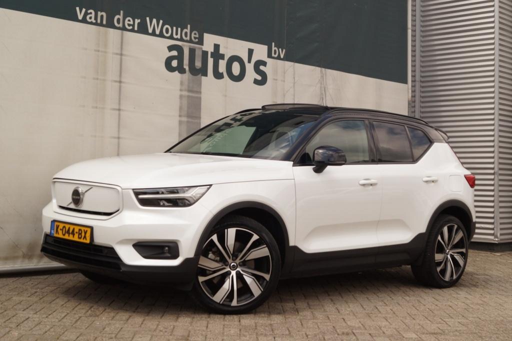 Volvo XC40 Recharge P8 AWD R-Design -SOH92%-PANO-NAVI-ECC-, Auto's, Volvo, 0 cilinders, Gebruikt, Wit, Origineel Nederlands
