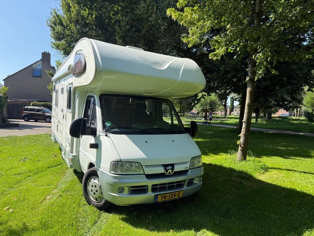 Mooie zeer betrouwbare Peugot 2005 ( Elnagh M1500) Camper, Caravans en Kamperen, Campers, Particulier, tot en met 4, Alkoof, Overige merken